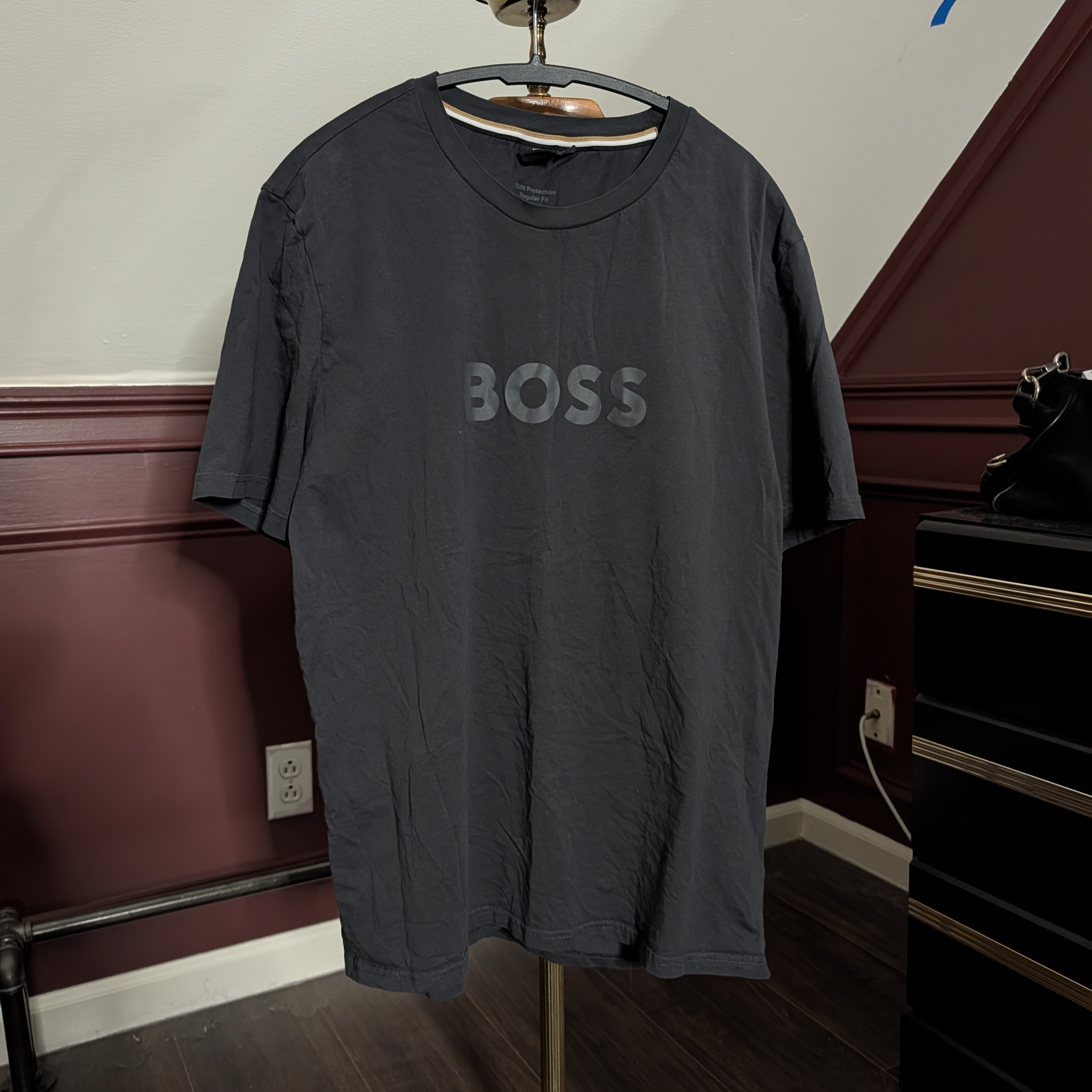 Boss Hugo Boss Beach Sun Protection Large Logo Graphic Print T-Shirt